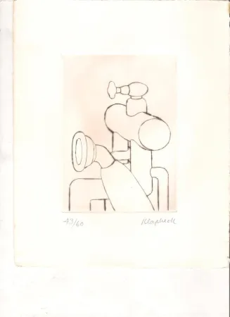 Гравюра Klapheck - BAGNO