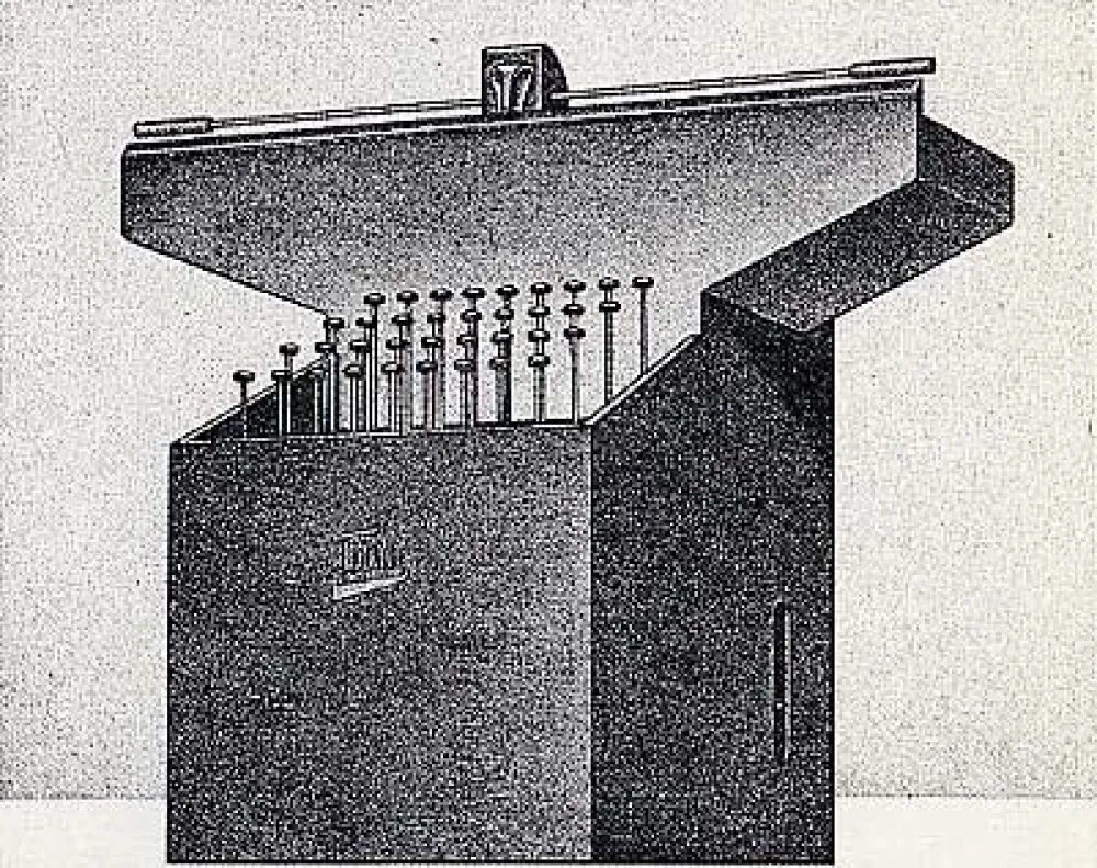 Гравюра Klapheck - Père maternel (Le)