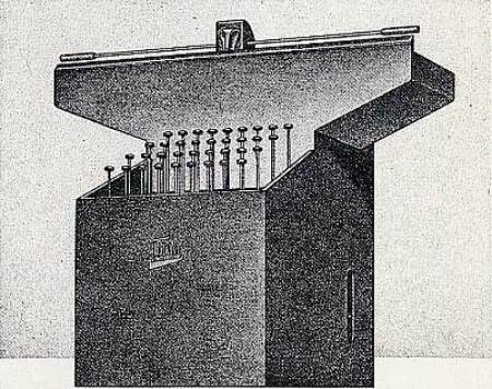 Гравюра Klapheck - Père maternel (Le)