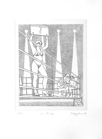 Гравюра Klapheck - Ring