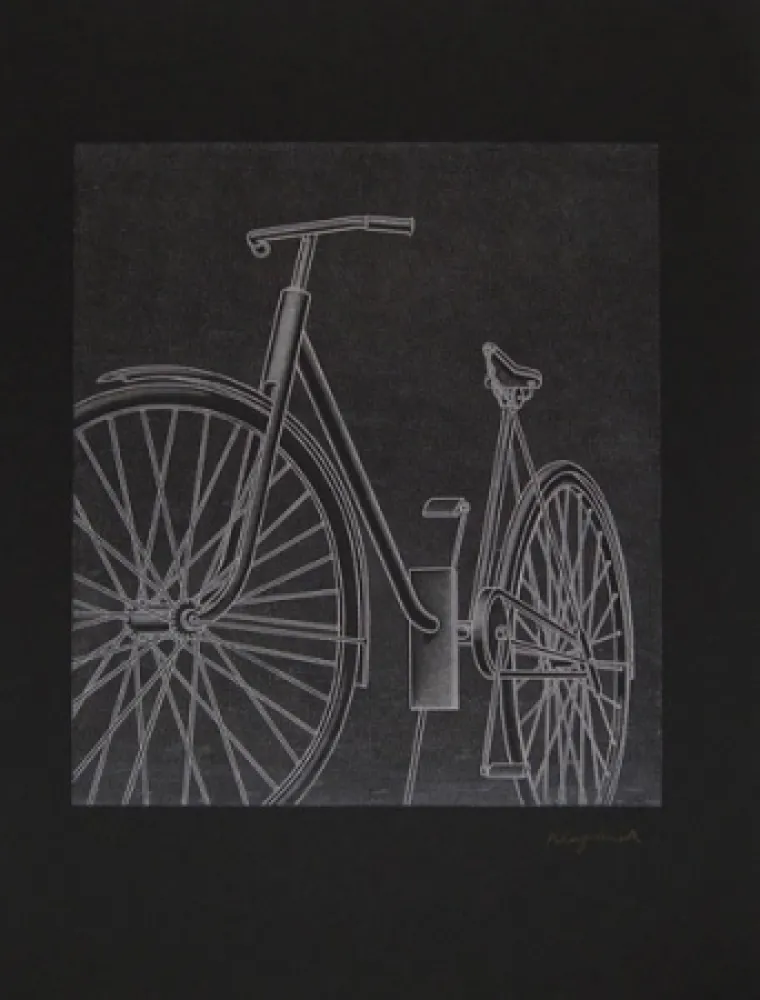 Офорт И Аквитанта Klapheck - Sans titre