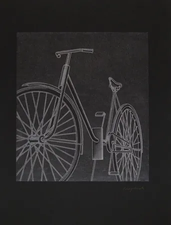 Офорт И Аквитанта Klapheck - Sans titre