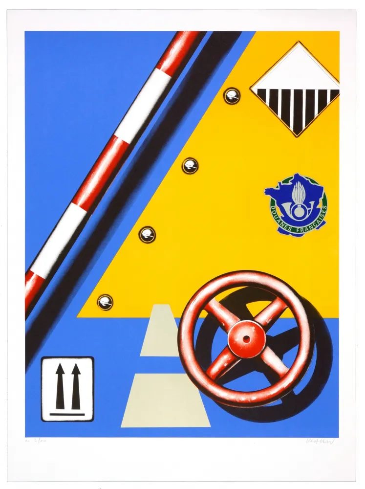 Литография Klasen - Douane