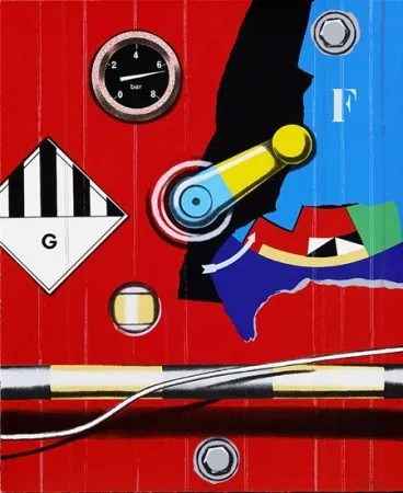 Сериграфия Klasen - Manette/G/ rond rouge