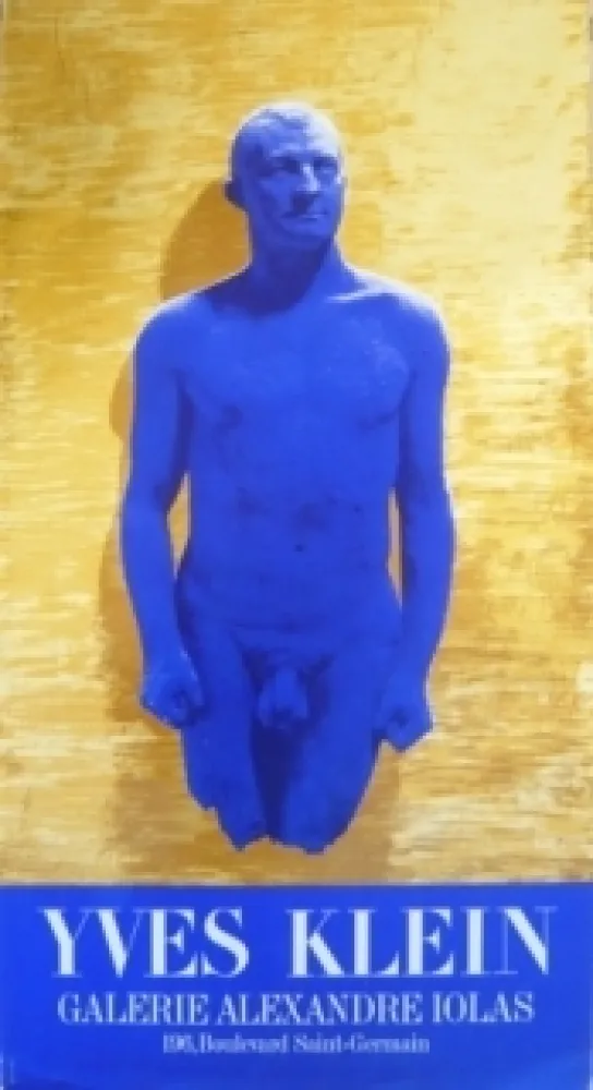 Сериграфия Klein - Affiche exposition galerie Alexandre Iola