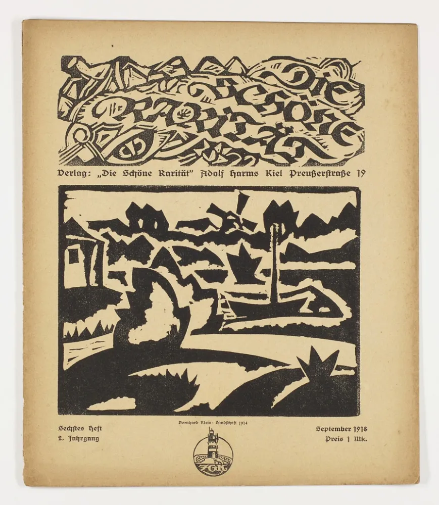 Гравюра На Дереве Klein - Landschaft (Die schöne Rarität)