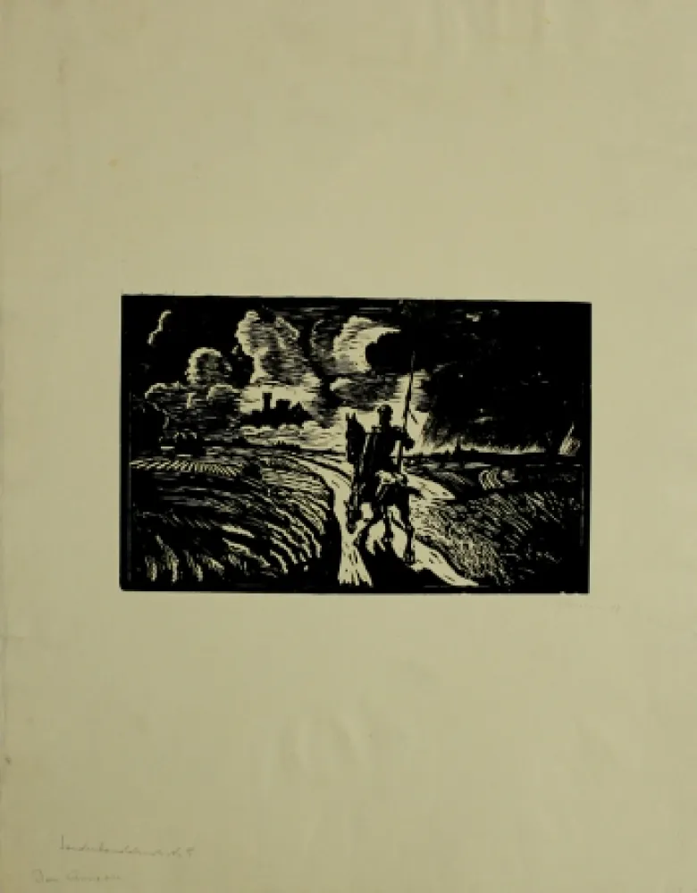 Гравюра На Дереве Klemm - Don Quixote