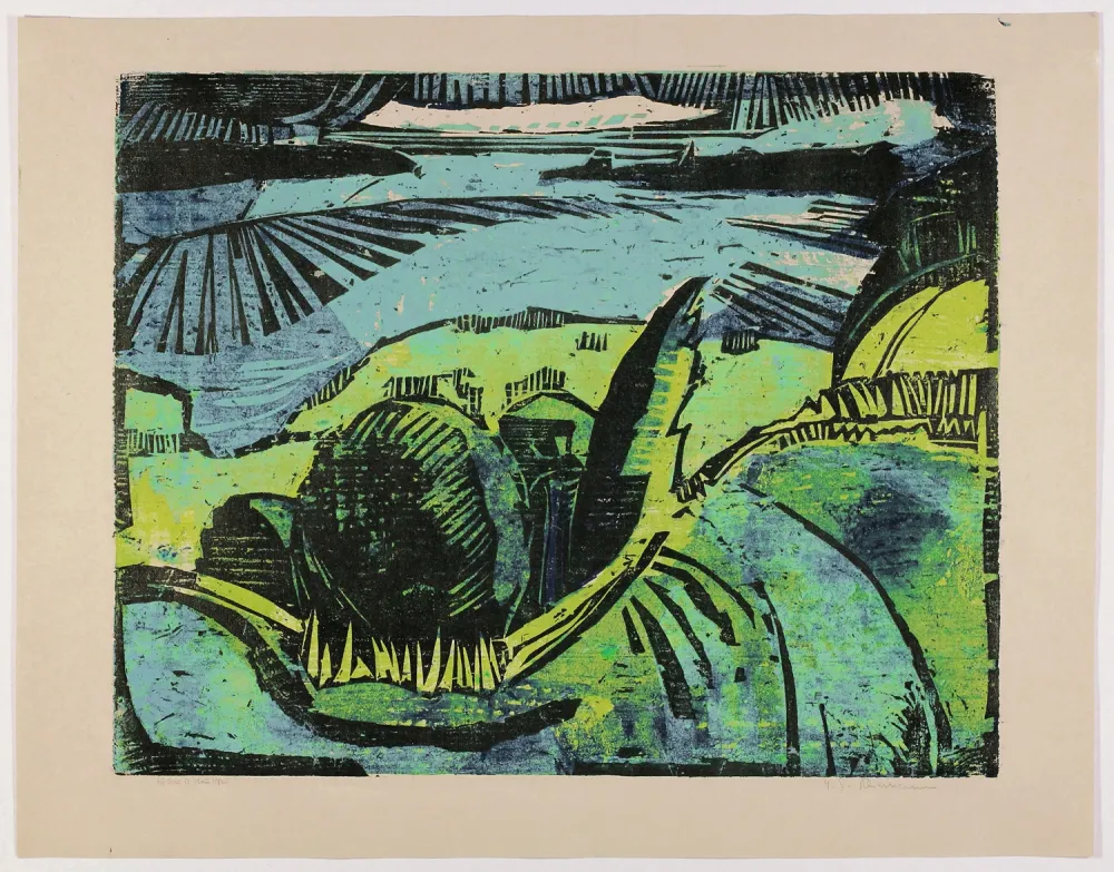 Гравюра На Дереве Kliemann - Große Havellandschaft (Large Havel Landscape)