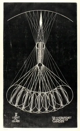 Линогравюра Klien,  - Light in Glass III