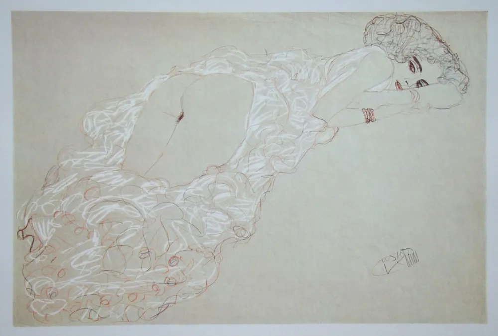 Гашение Klimt (After) - Erotische Zeichnung