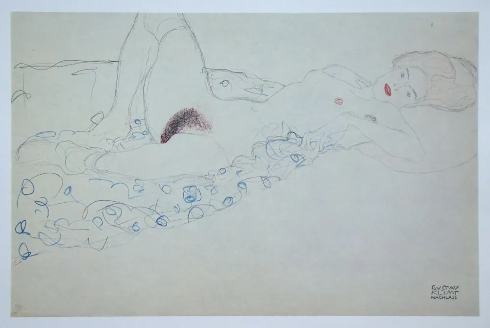 Гашение Klimt (After) - Erotische Zeichnung