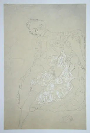 Гашение Klimt (After) - Erotische Zeichnung