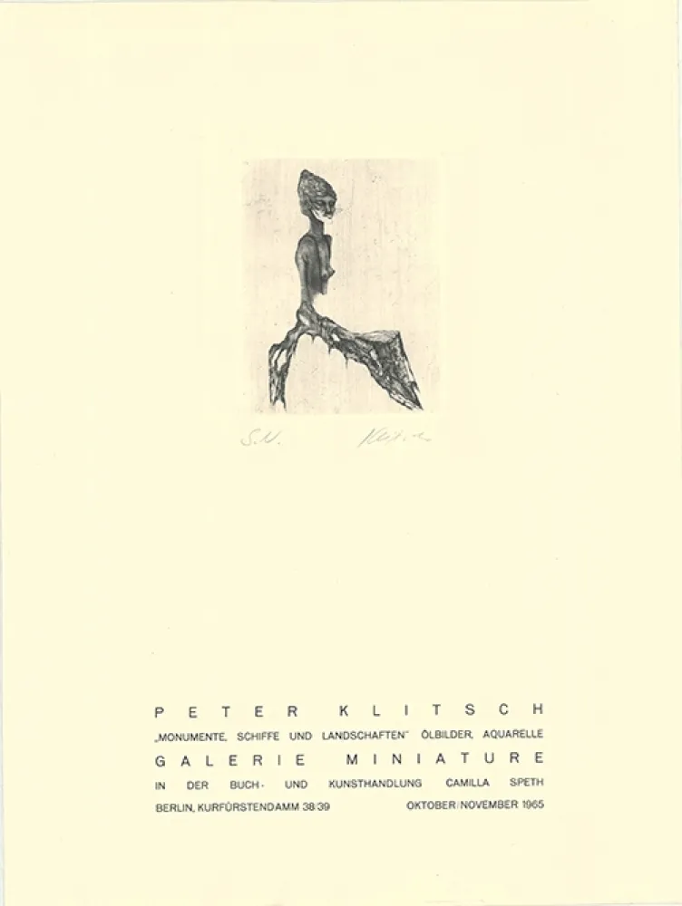 Гравюра Klitsch - Monumente, Schiffe und Landschaften 