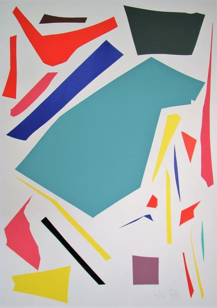 Сериграфия Knoebel - Messerschnitt  71 / 93