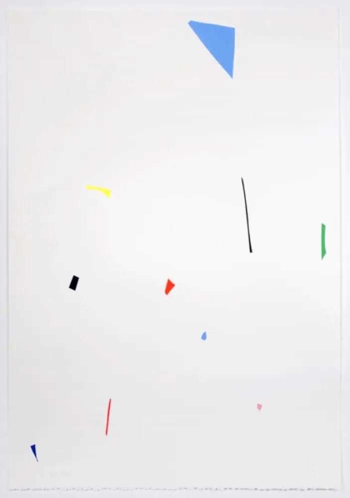 Сериграфия Knoebel - Ohne Titel (2)