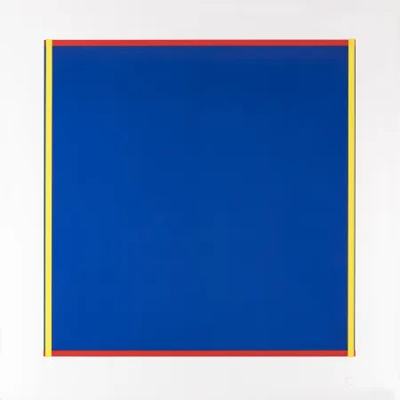 Сериграфия Knoebel - Rot, Gelb, Weiss, Blau 02