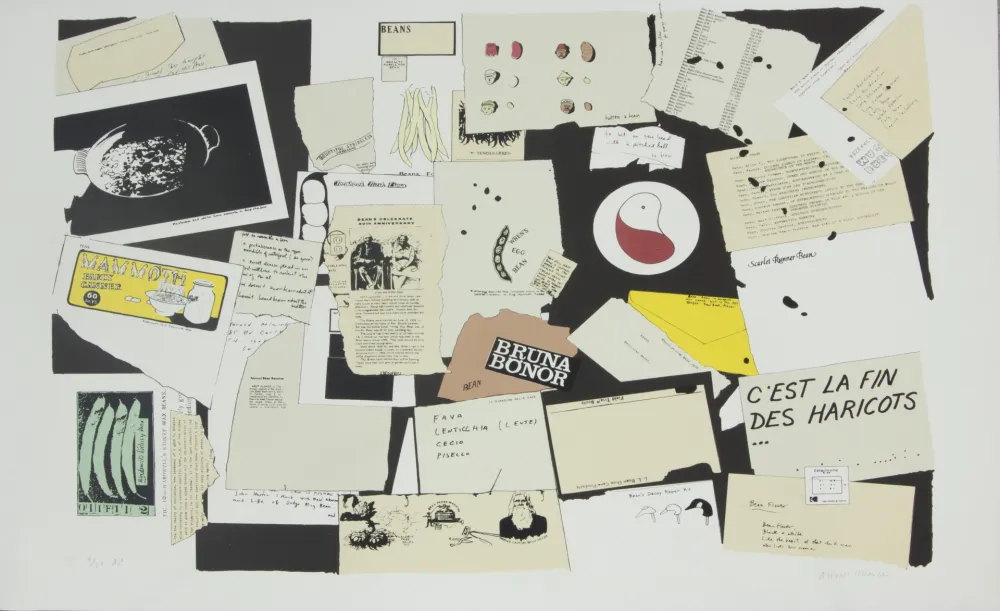 Сериграфия Knowles - C'CE LA FINS DES HARICOTS