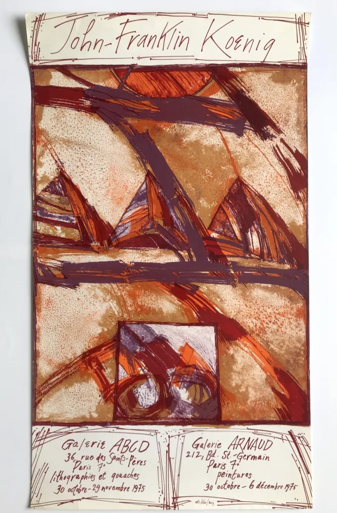 Афиша Koenig - Galeries ABCD et Arnaud