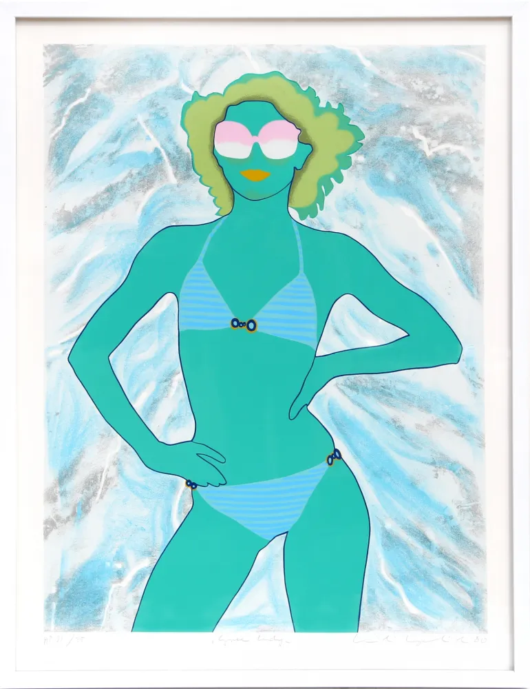 Сериграфия Kogelnik - Green Lady