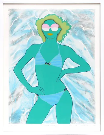 Сериграфия Kogelnik - Green Lady