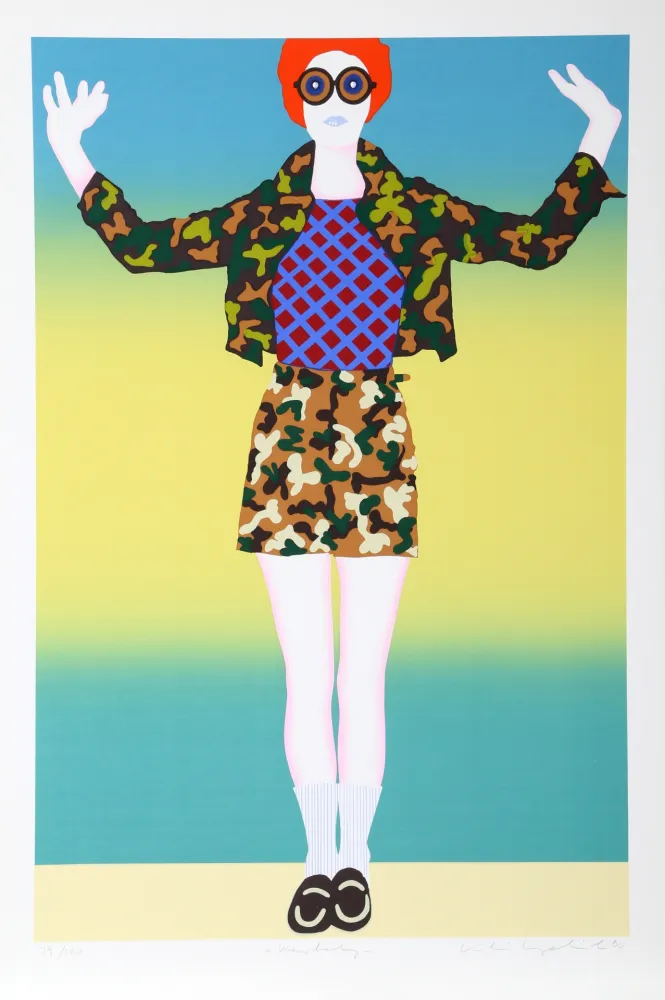 Сериграфия Kogelnik - War Baby