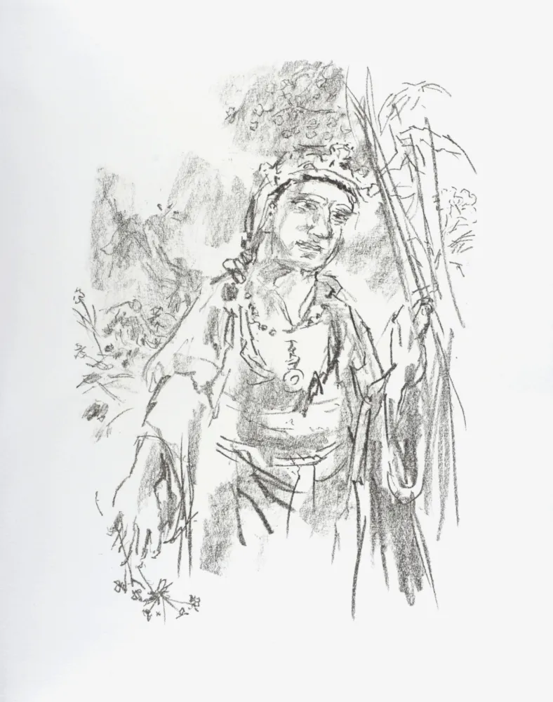 Литография Kokoschka - Cordelia, 1963