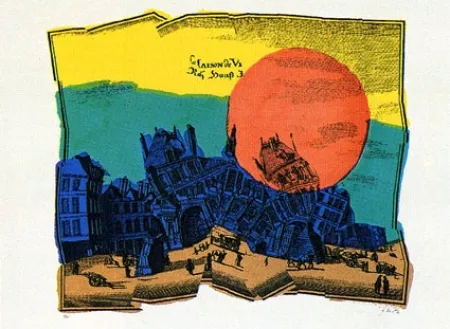 Литография Kolar - Château qui rêve