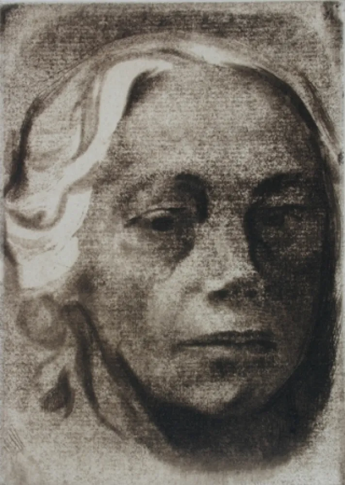 Гравюра Kollwitz - Self Portrait