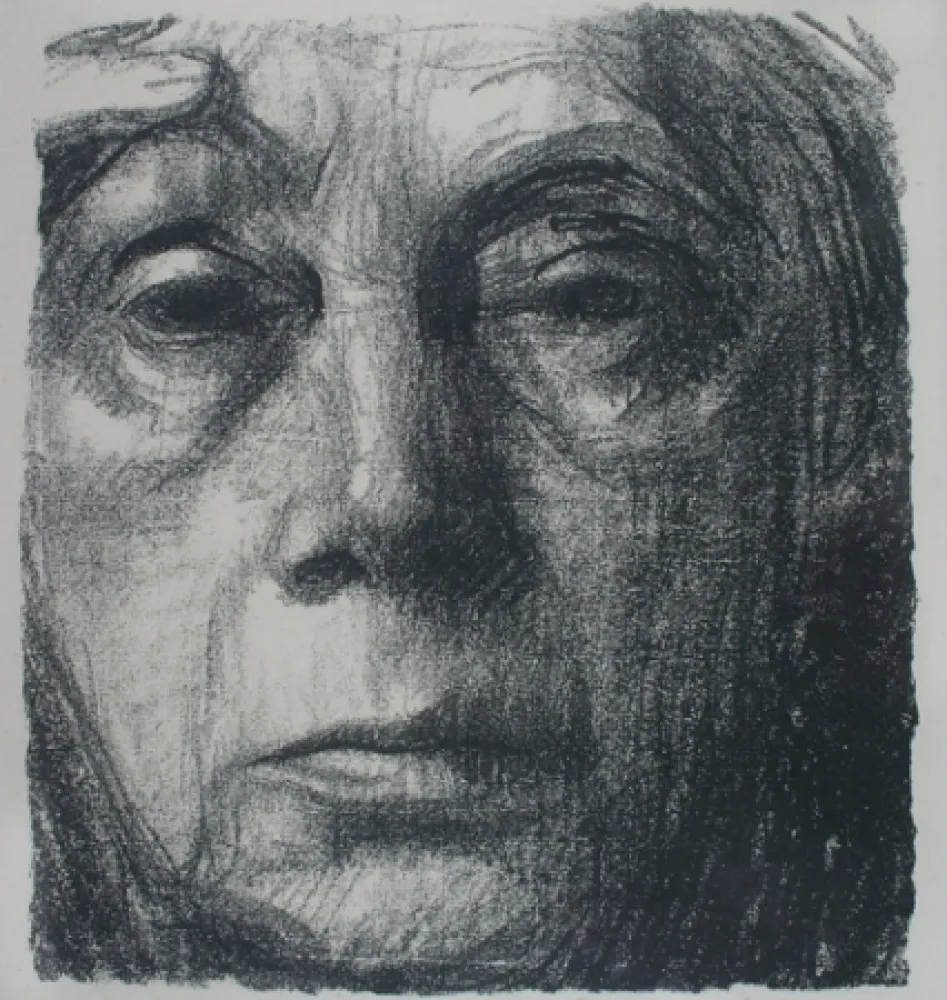 Литография Kollwitz - Self Portrait