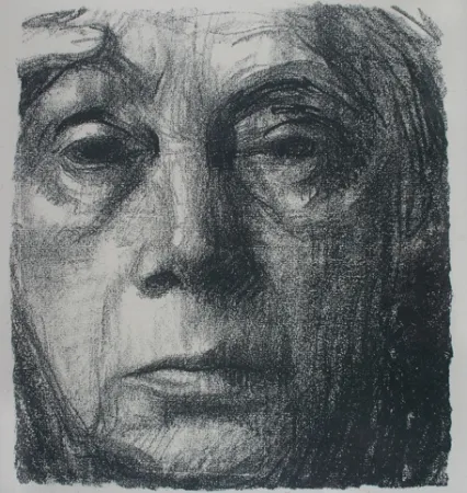Литография Kollwitz - Self Portrait