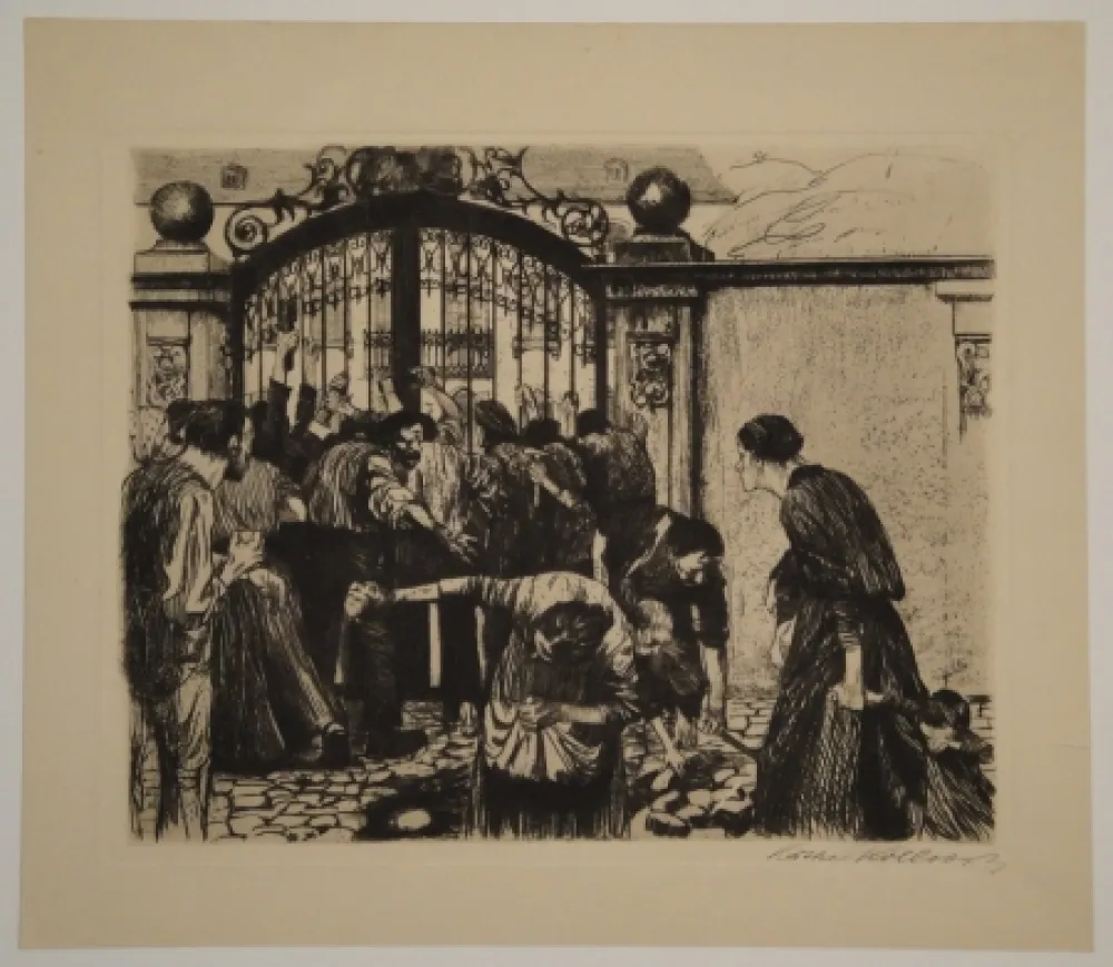 Офорт Kollwitz - Sturm