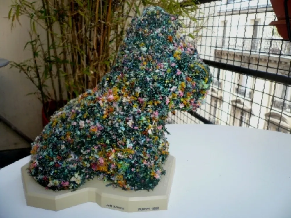 Многоэкземплярное Произведение Koons - Puppy (Hecho a mano)