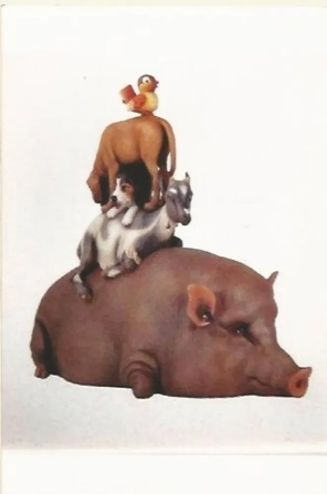 Литография Koons - Stacked