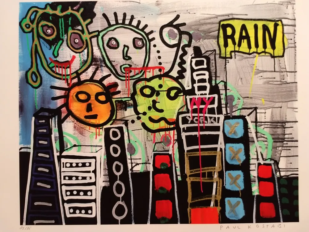 Литография Kostabi - Kostabi