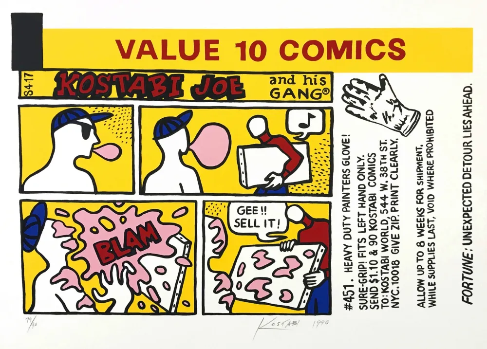 Сериграфия Kostabi - KOSTABI JOE
