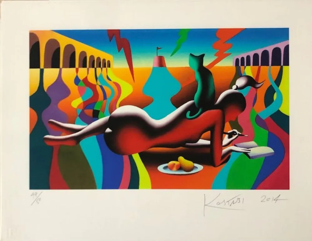 Сериграфия Kostabi - Sans titre
