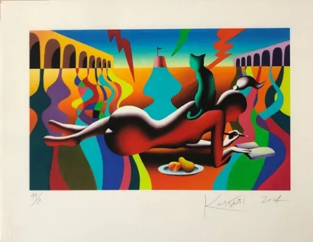 Сериграфия Kostabi - Sans titre