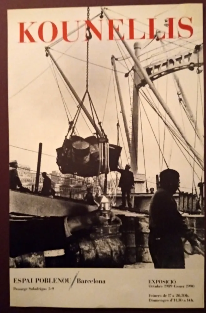 Афиша Kounellis - Exhibition poster Espai Poblenou