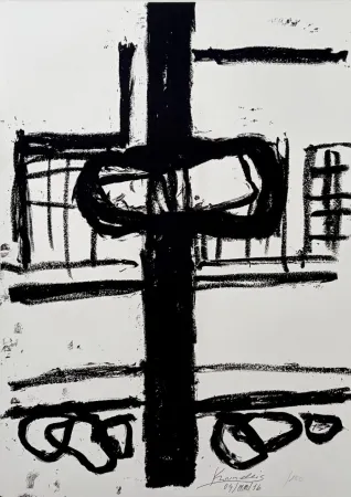 Сериграфия Kounellis - Opera in ricordo di Mauro Rostagno