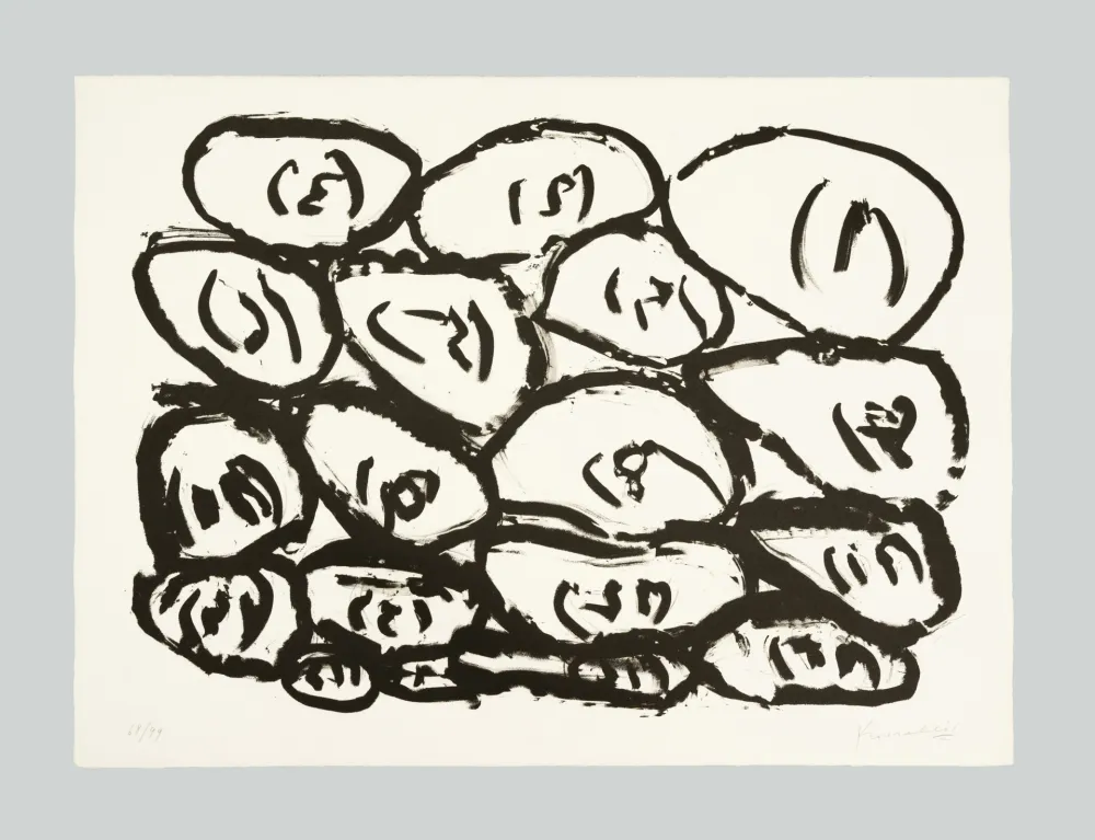 Литография Kounellis - Senza titolo