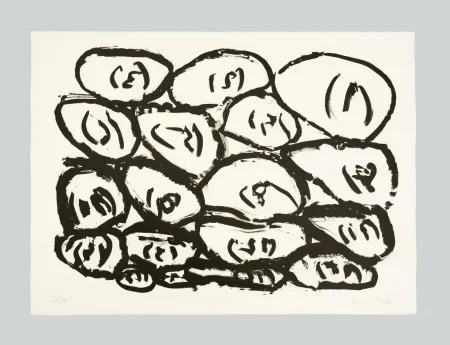 Литография Kounellis - Senza titolo