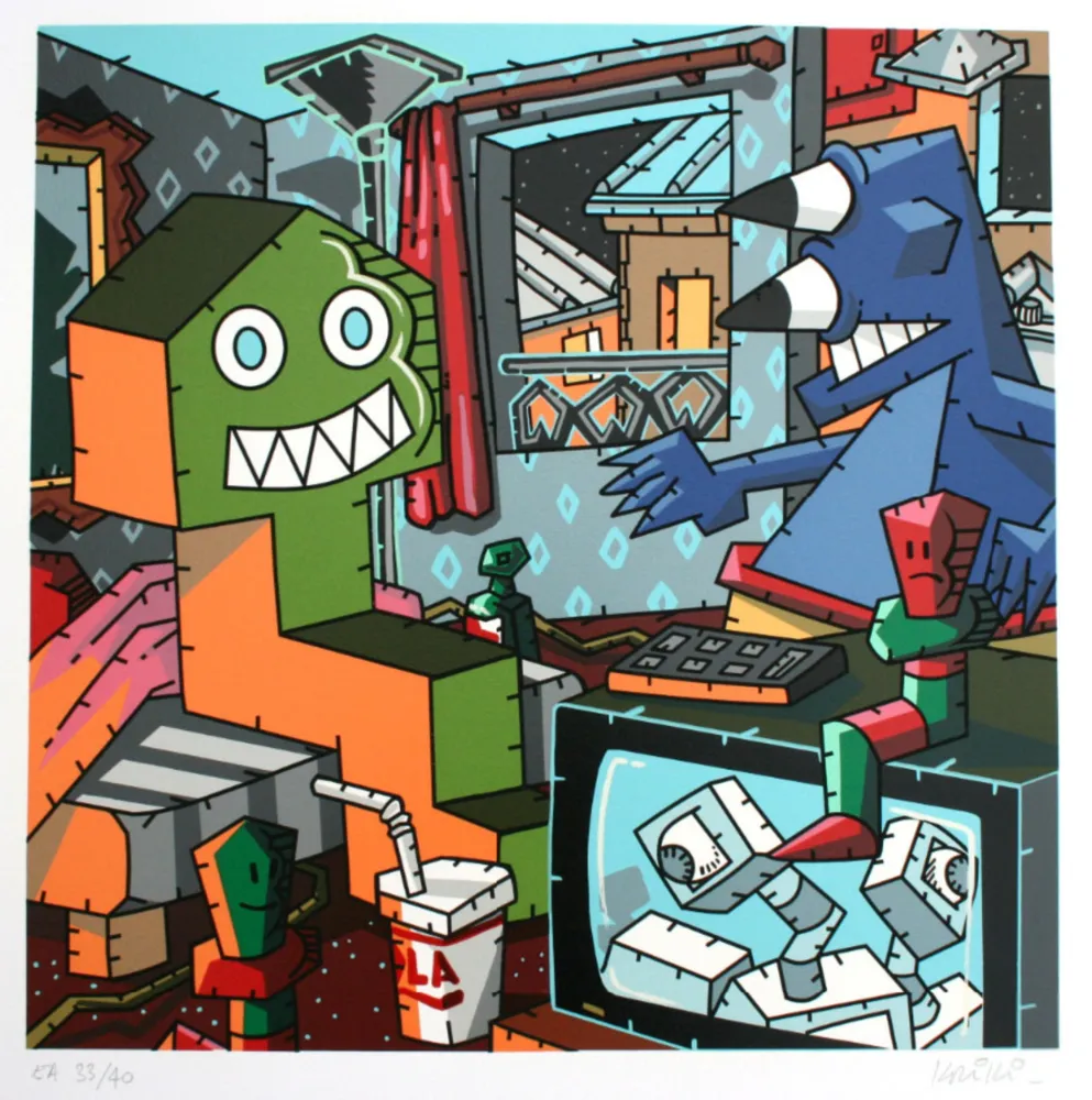 Сериграфия Kriki - L’interieur