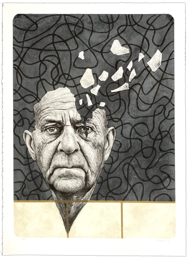 Литография Kristensen - Sans titre 3