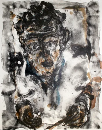 Литография Kruck - Selbstbildnis