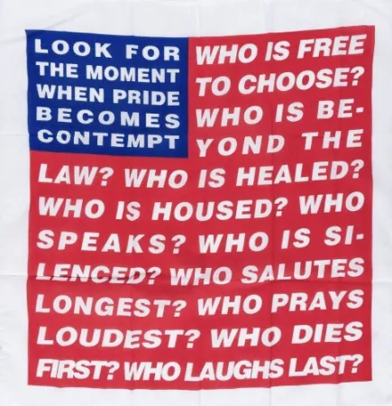 Многоэкземплярное Произведение Kruger - Untitled (Flag), 