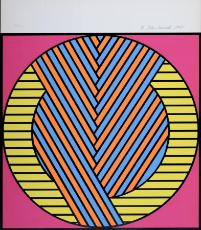 Сериграфия Krushenick - Composition, 1967 - Hand-signed