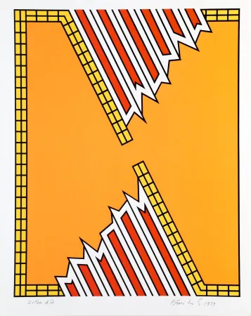 Сериграфия Krushenick - Deep Down Orange