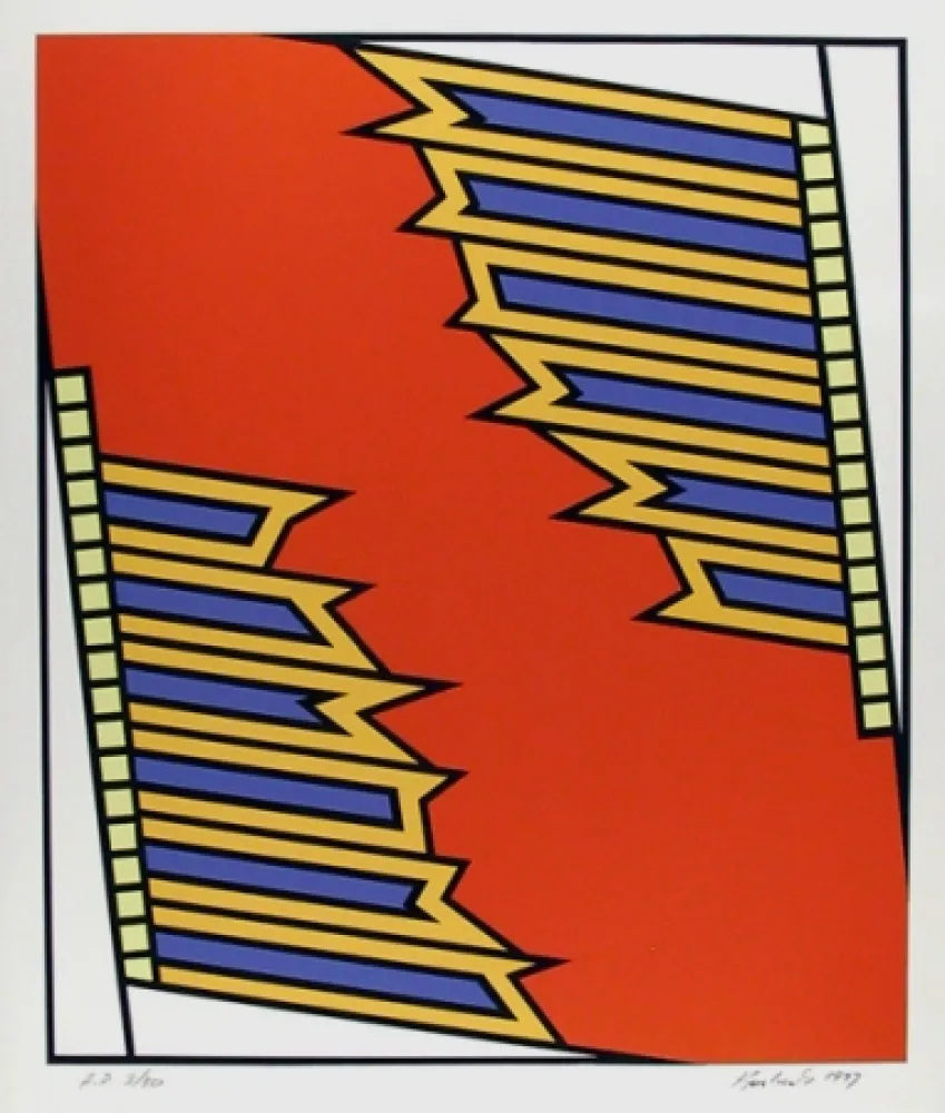 Сериграфия Krushenick - Silver Liner