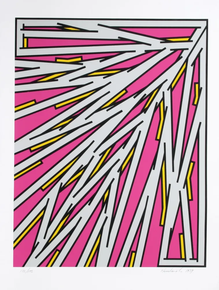 Сериграфия Krushenick - Small Pink