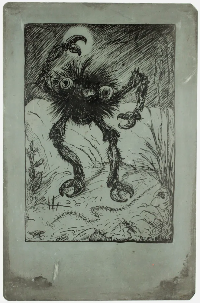 Литография Kubin - Die sieben Todsünden (The seven deadly sins: wrath)